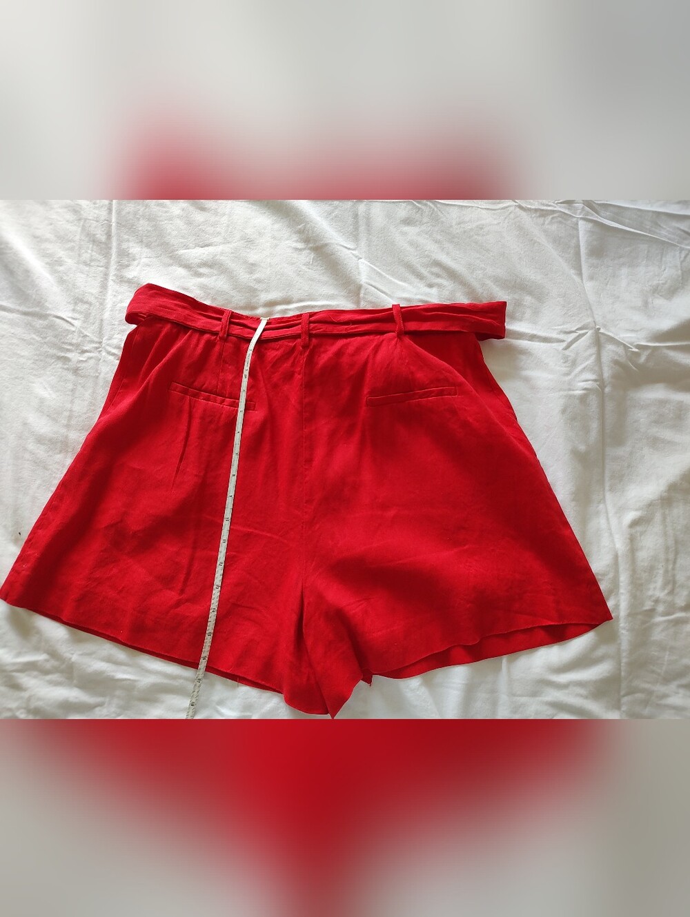 Antonio Melanie Bright Red Shorts Perfect For The 4th Of July.